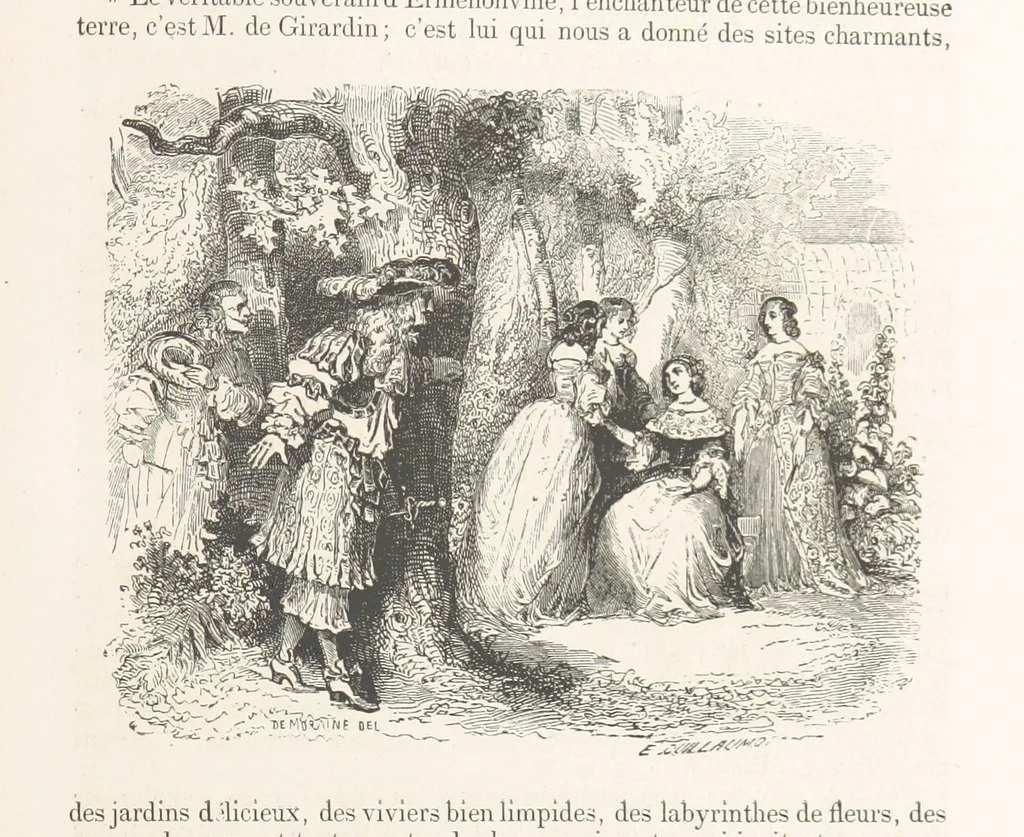 An illustration from Les Environs de Paris, histoire, monuments, paysages ... Par l'élite de la littérature contemporaine (L. Gozlan, J. Janin, Viollet-Leduc, etc.) ... 200 dessins. [Edited by J. E. C. N, 1855, leaf 115