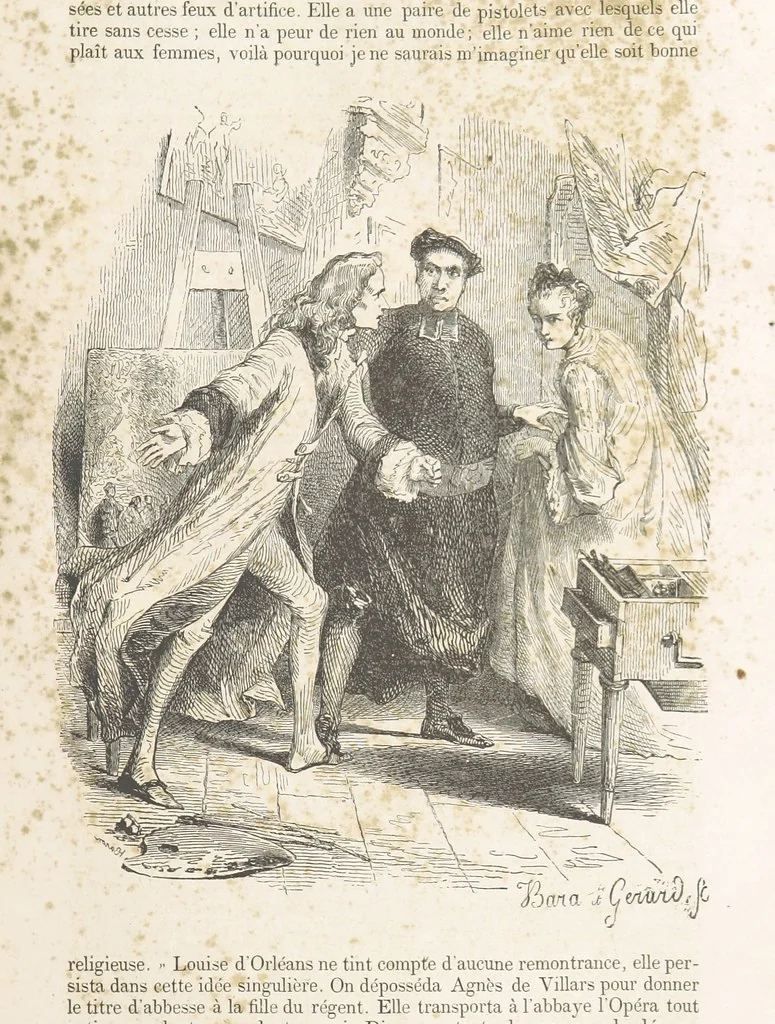 An illustration from Les Environs de Paris, histoire, monuments, paysages ... Par l'élite de la littérature contemporaine (L. Gozlan, J. Janin, Viollet-Leduc, etc.) ... 200 dessins. [Edited by J. E. C. N, 1855, leaf 129