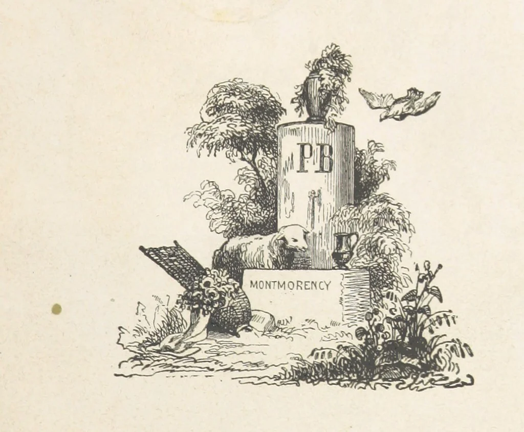 An illustration from Les Environs de Paris, histoire, monuments, paysages ... Par l'élite de la littérature contemporaine (L. Gozlan, J. Janin, Viollet-Leduc, etc.) ... 200 dessins. [Edited by J. E. C. N, 1855, leaf 13