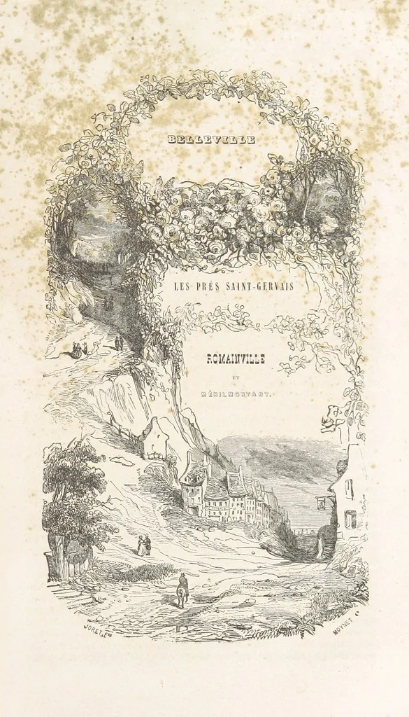 An illustration from Les Environs de Paris, histoire, monuments, paysages ... Par l'élite de la littérature contemporaine (L. Gozlan, J. Janin, Viollet-Leduc, etc.) ... 200 dessins. [Edited by J. E. C. N, 1855, leaf 135