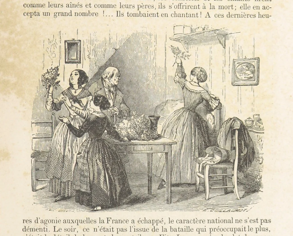 An illustration from Les Environs de Paris, histoire, monuments, paysages ... Par l'élite de la littérature contemporaine (L. Gozlan, J. Janin, Viollet-Leduc, etc.) ... 200 dessins. [Edited by J. E. C. N, 1855, leaf 139