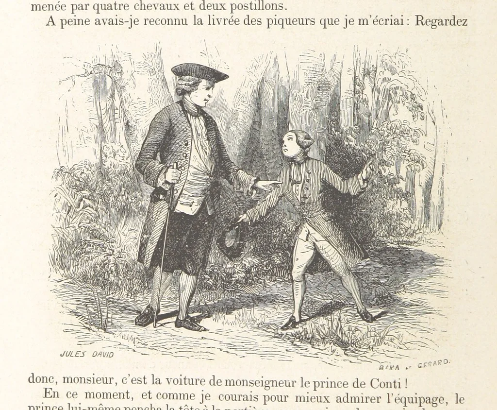 An illustration from Les Environs de Paris, histoire, monuments, paysages ... Par l'élite de la littérature contemporaine (L. Gozlan, J. Janin, Viollet-Leduc, etc.) ... 200 dessins. [Edited by J. E. C. N, 1855, leaf 156