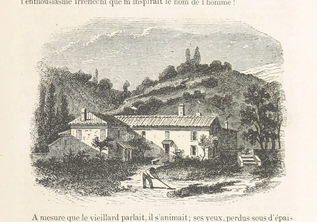 An illustration from Les Environs de Paris, histoire, monuments, paysages ... Par l'élite de la littérature contemporaine (L. Gozlan, J. Janin, Viollet-Leduc, etc.) ... 200 dessins. [Edited by J. E. C. N, 1855, leaf 157