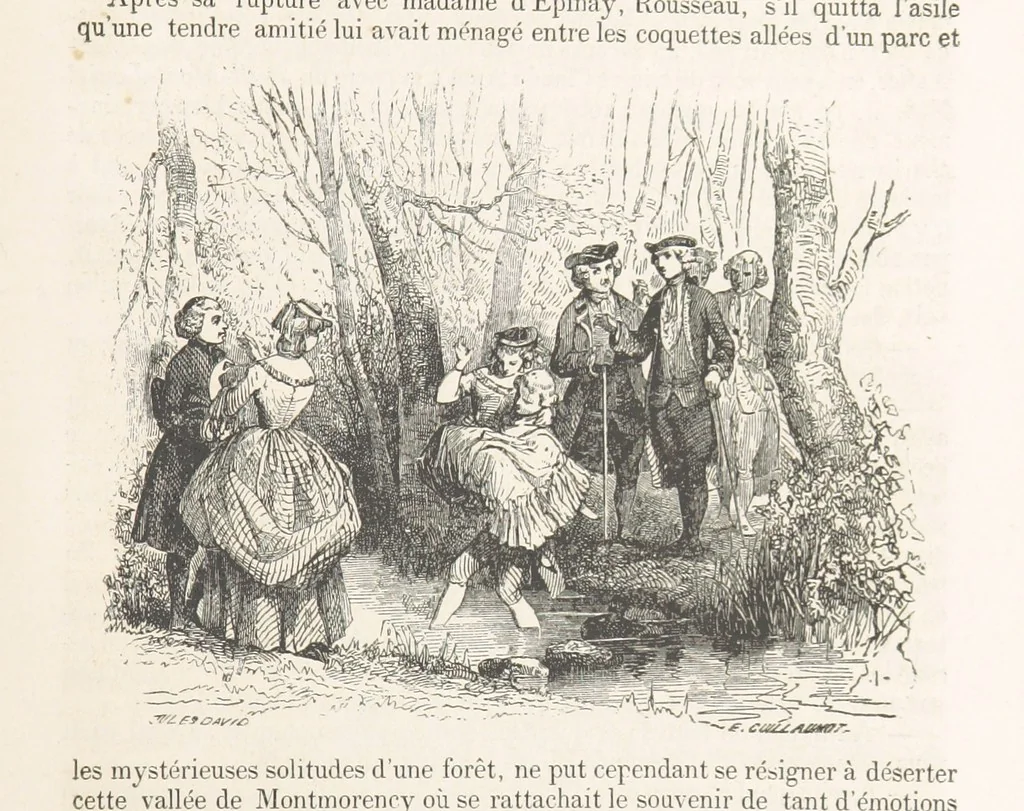 An illustration from Les Environs de Paris, histoire, monuments, paysages ... Par l'élite de la littérature contemporaine (L. Gozlan, J. Janin, Viollet-Leduc, etc.) ... 200 dessins. [Edited by J. E. C. N, 1855, leaf 161
