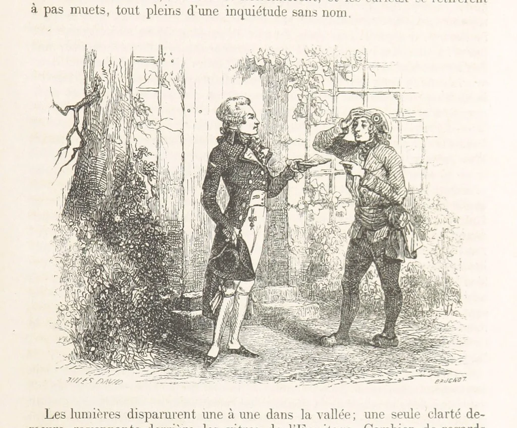 An illustration from Les Environs de Paris, histoire, monuments, paysages ... Par l'élite de la littérature contemporaine (L. Gozlan, J. Janin, Viollet-Leduc, etc.) ... 200 dessins. [Edited by J. E. C. N, 1855, leaf 165