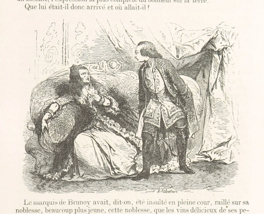 An illustration from Les Environs de Paris, histoire, monuments, paysages ... Par l'élite de la littérature contemporaine (L. Gozlan, J. Janin, Viollet-Leduc, etc.) ... 200 dessins. [Edited by J. E. C. N, 1855, leaf 177
