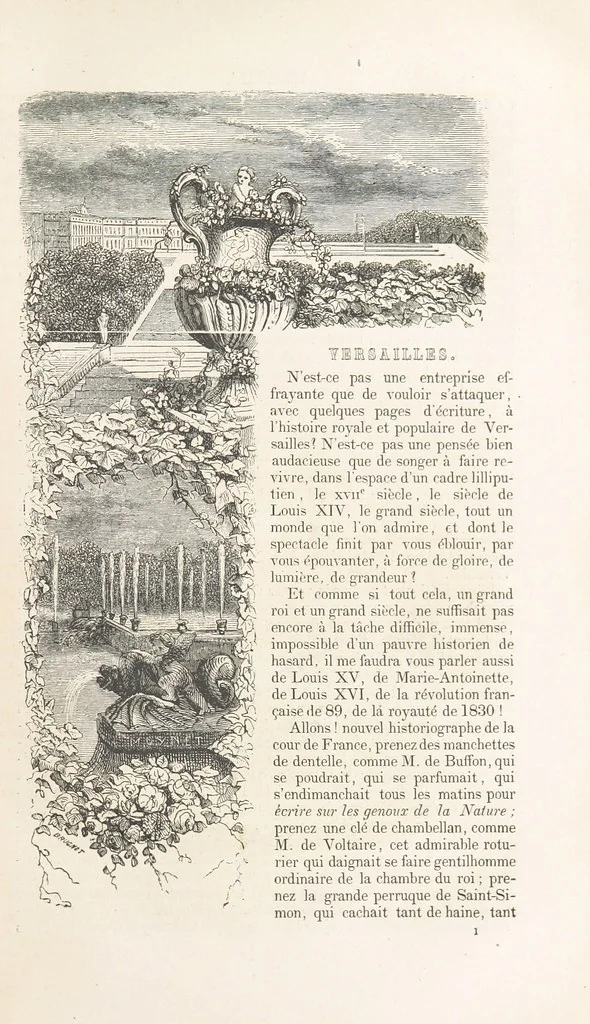 An illustration from Les Environs de Paris, histoire, monuments, paysages ... Par l'élite de la littérature contemporaine (L. Gozlan, J. Janin, Viollet-Leduc, etc.) ... 200 dessins. [Edited by J. E. C. N, 1855, leaf 19