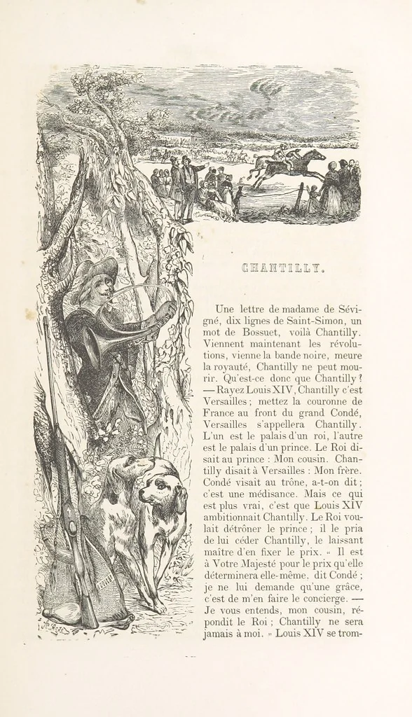 An illustration from Les Environs de Paris, histoire, monuments, paysages ... Par l'élite de la littérature contemporaine (L. Gozlan, J. Janin, Viollet-Leduc, etc.) ... 200 dessins. [Edited by J. E. C. N, 1855, leaf 223