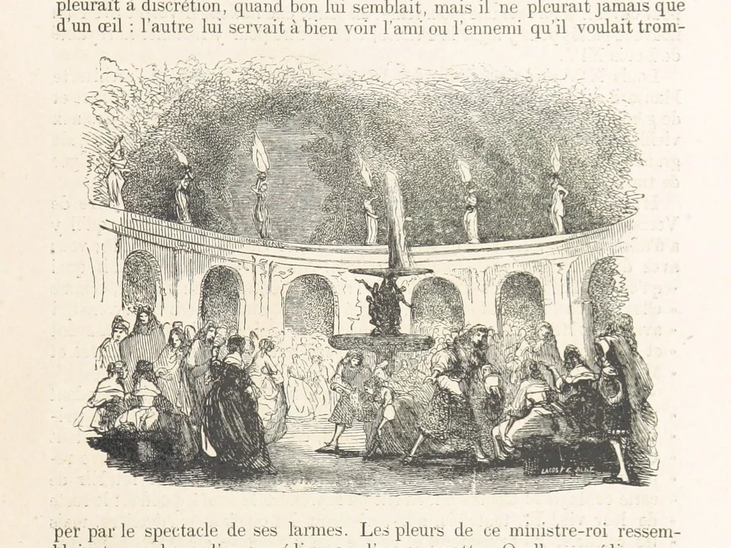An illustration from Les Environs de Paris, histoire, monuments, paysages ... Par l'élite de la littérature contemporaine (L. Gozlan, J. Janin, Viollet-Leduc, etc.) ... 200 dessins. [Edited by J. E. C. N, 1855, leaf 23