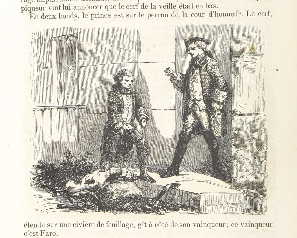 An illustration from Les Environs de Paris, histoire, monuments, paysages ... Par l'élite de la littérature contemporaine (L. Gozlan, J. Janin, Viollet-Leduc, etc.) ... 200 dessins. [Edited by J. E. C. N, 1855, leaf 234