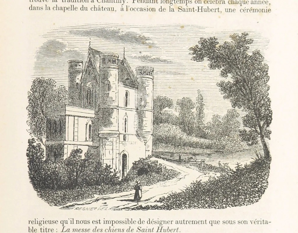 An illustration from Les Environs de Paris, histoire, monuments, paysages ... Par l'élite de la littérature contemporaine (L. Gozlan, J. Janin, Viollet-Leduc, etc.) ... 200 dessins. [Edited by J. E. C. N, 1855, leaf 235