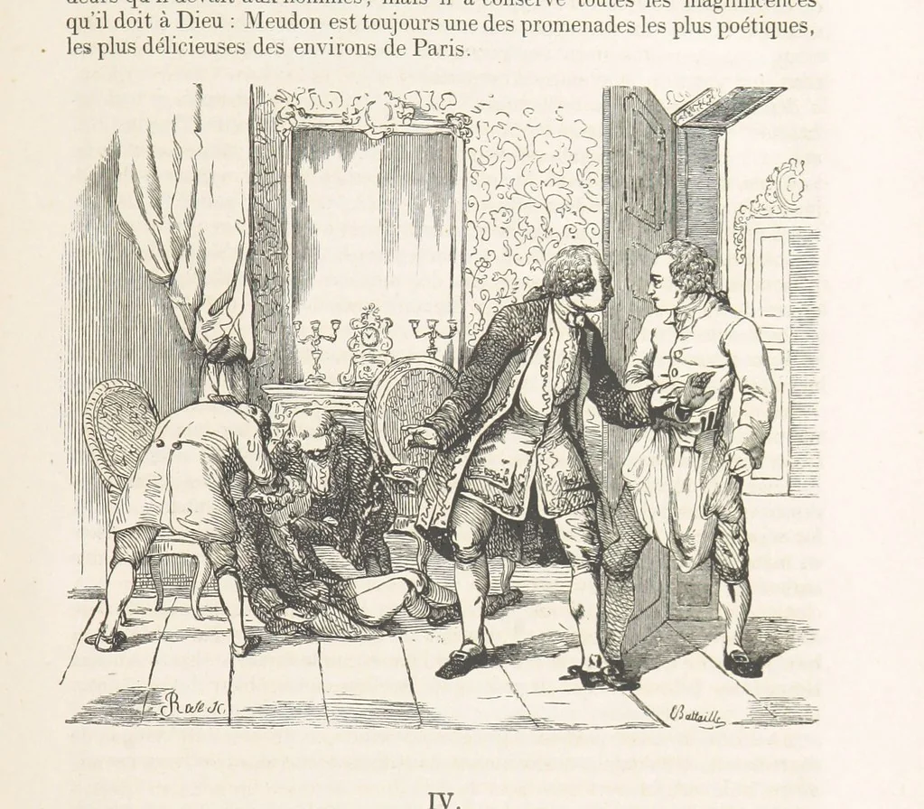 An illustration from Les Environs de Paris, histoire, monuments, paysages ... Par l'élite de la littérature contemporaine (L. Gozlan, J. Janin, Viollet-Leduc, etc.) ... 200 dessins. [Edited by J. E. C. N, 1855, leaf 273