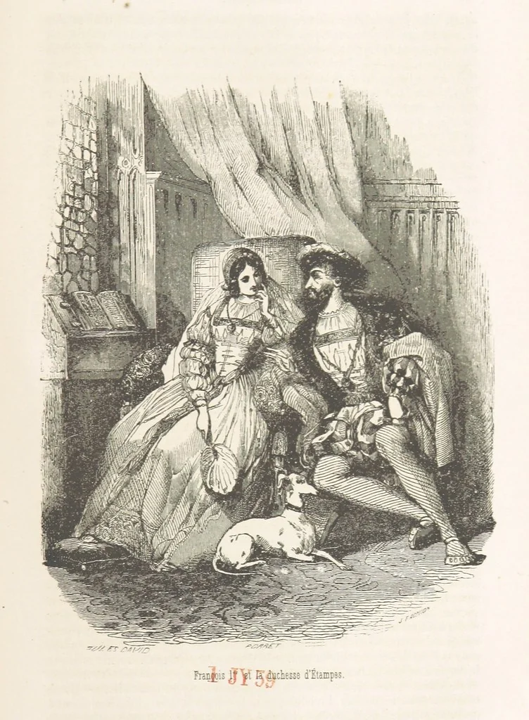 An illustration from Les Environs de Paris, histoire, monuments, paysages ... Par l'élite de la littérature contemporaine (L. Gozlan, J. Janin, Viollet-Leduc, etc.) ... 200 dessins. [Edited by J. E. C. N, 1855, leaf 321