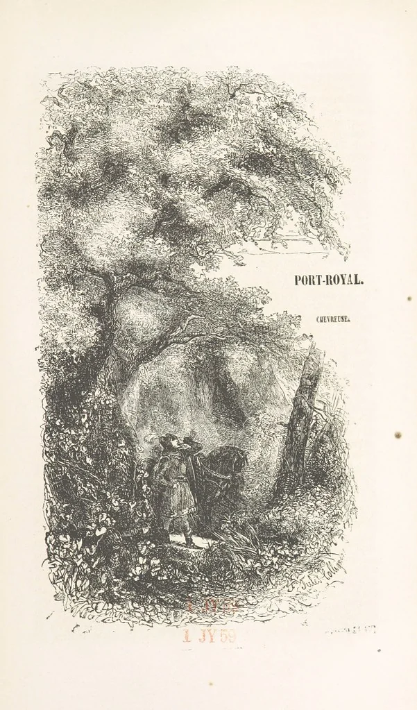 An illustration from Les Environs de Paris, histoire, monuments, paysages ... Par l'élite de la littérature contemporaine (L. Gozlan, J. Janin, Viollet-Leduc, etc.) ... 200 dessins. [Edited by J. E. C. N, 1855, leaf 327