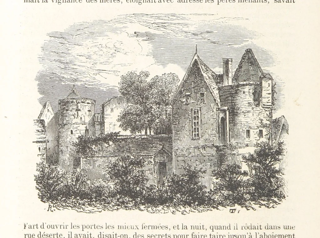An illustration from Les Environs de Paris, histoire, monuments, paysages ... Par l'élite de la littérature contemporaine (L. Gozlan, J. Janin, Viollet-Leduc, etc.) ... 200 dessins. [Edited by J. E. C. N, 1855, leaf 348