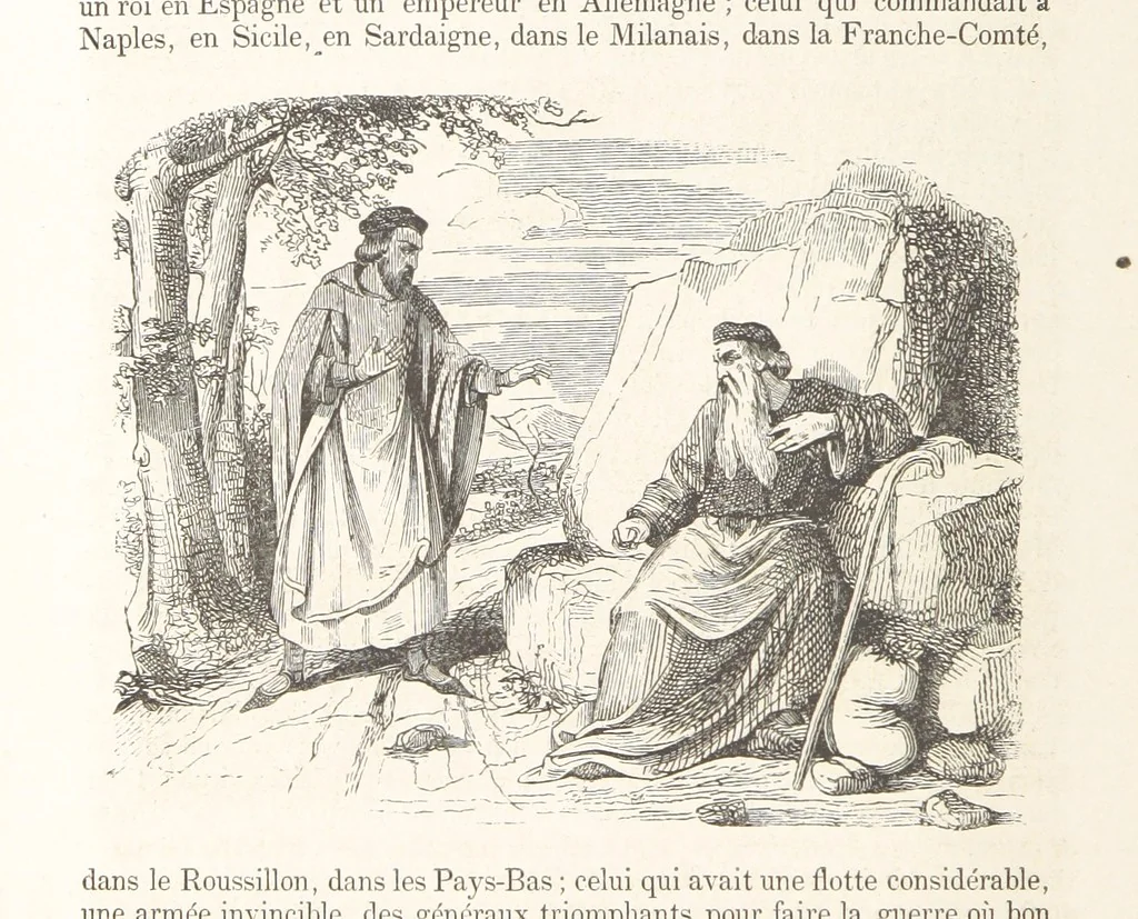 An illustration from Les Environs de Paris, histoire, monuments, paysages ... Par l'élite de la littérature contemporaine (L. Gozlan, J. Janin, Viollet-Leduc, etc.) ... 200 dessins. [Edited by J. E. C. N, 1855, leaf 364