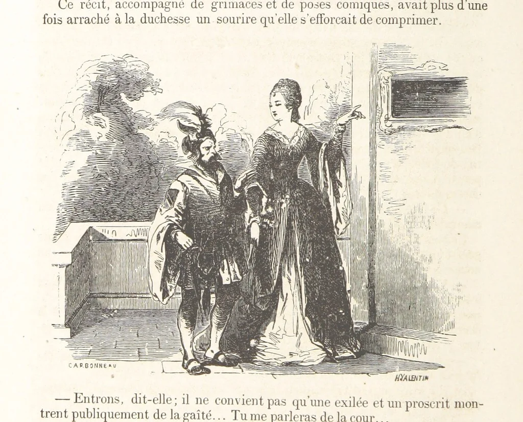 An illustration from Les Environs de Paris, histoire, monuments, paysages ... Par l'élite de la littérature contemporaine (L. Gozlan, J. Janin, Viollet-Leduc, etc.) ... 200 dessins. [Edited by J. E. C. N, 1855, leaf 372
