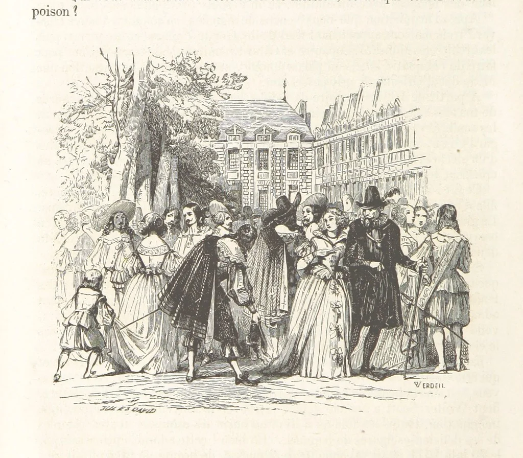 An illustration from Les Environs de Paris, histoire, monuments, paysages ... Par l'élite de la littérature contemporaine (L. Gozlan, J. Janin, Viollet-Leduc, etc.) ... 200 dessins. [Edited by J. E. C. N, 1855, leaf 394