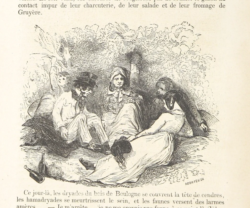 An illustration from Les Environs de Paris, histoire, monuments, paysages ... Par l'élite de la littérature contemporaine (L. Gozlan, J. Janin, Viollet-Leduc, etc.) ... 200 dessins. [Edited by J. E. C. N, 1855, leaf 416