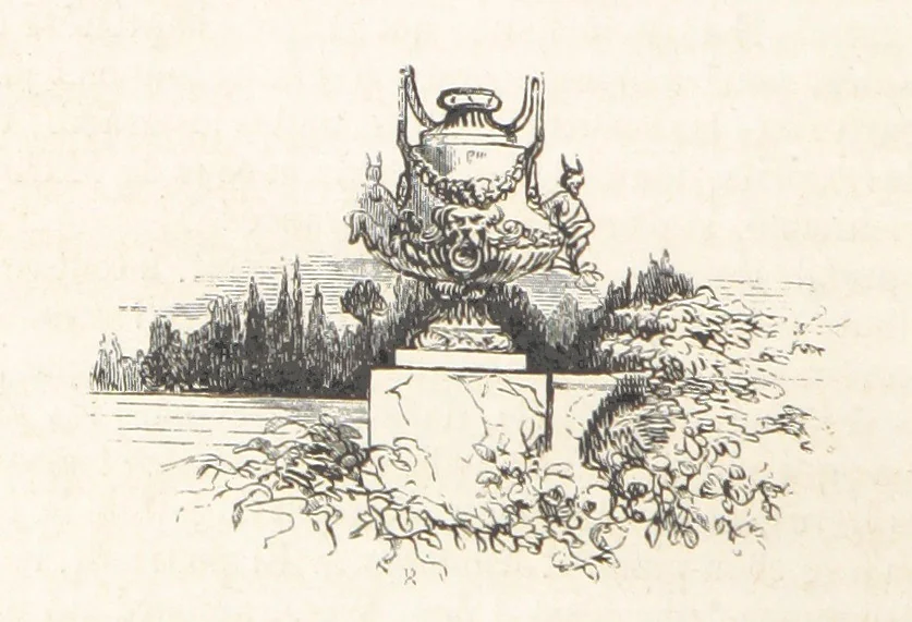 An illustration from Les Environs de Paris, histoire, monuments, paysages ... Par l'élite de la littérature contemporaine (L. Gozlan, J. Janin, Viollet-Leduc, etc.) ... 200 dessins. [Edited by J. E. C. N, 1855, leaf 42