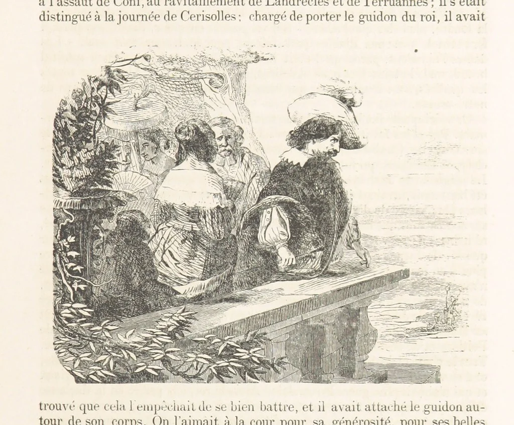 An illustration from Les Environs de Paris, histoire, monuments, paysages ... Par l'élite de la littérature contemporaine (L. Gozlan, J. Janin, Viollet-Leduc, etc.) ... 200 dessins. [Edited by J. E. C. N, 1855, leaf 47