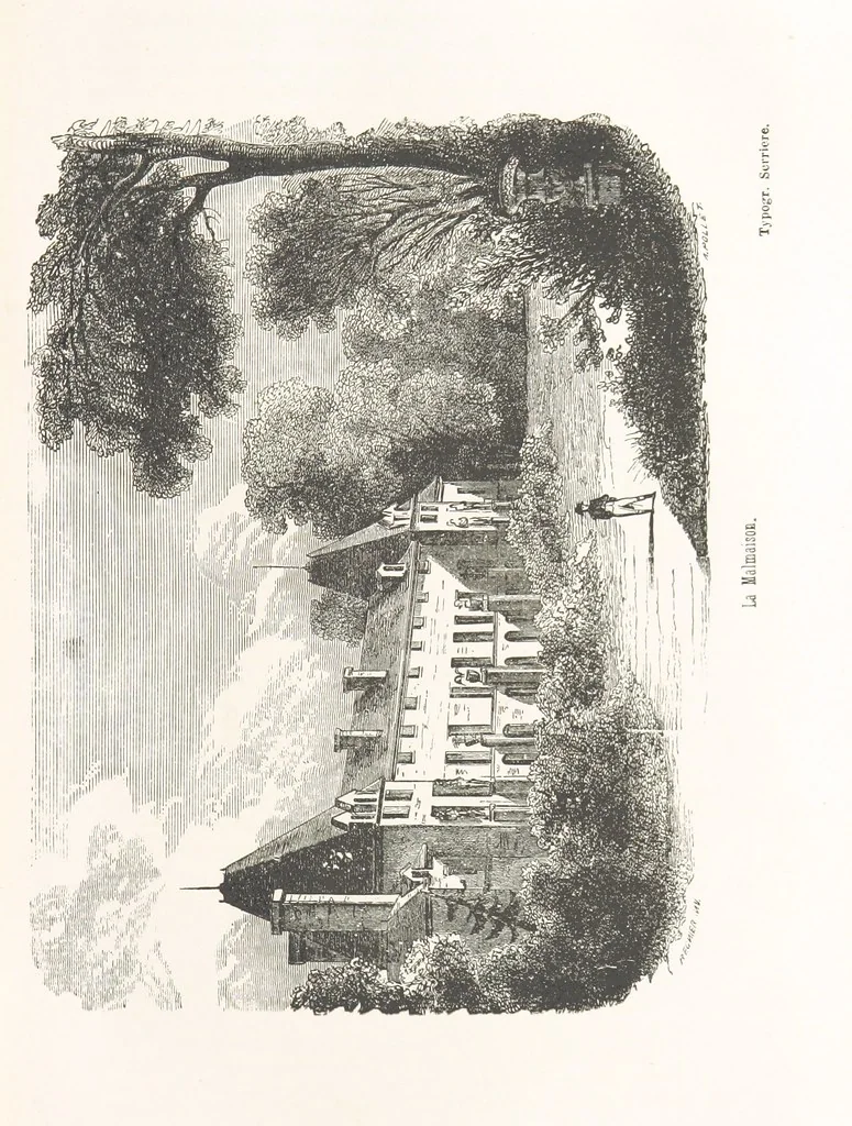 An illustration from Les Environs de Paris, histoire, monuments, paysages ... Par l'élite de la littérature contemporaine (L. Gozlan, J. Janin, Viollet-Leduc, etc.) ... 200 dessins. [Edited by J. E. C. N, 1855, leaf 69