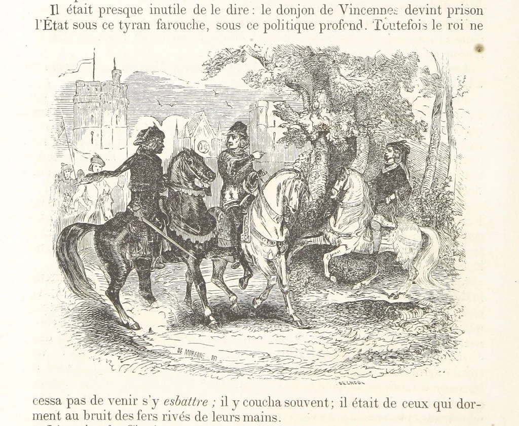An illustration from Les Environs de Paris, histoire, monuments, paysages ... Par l'élite de la littérature contemporaine (L. Gozlan, J. Janin, Viollet-Leduc, etc.) ... 200 dessins. [Edited by J. E. C. N, 1855, leaf 94