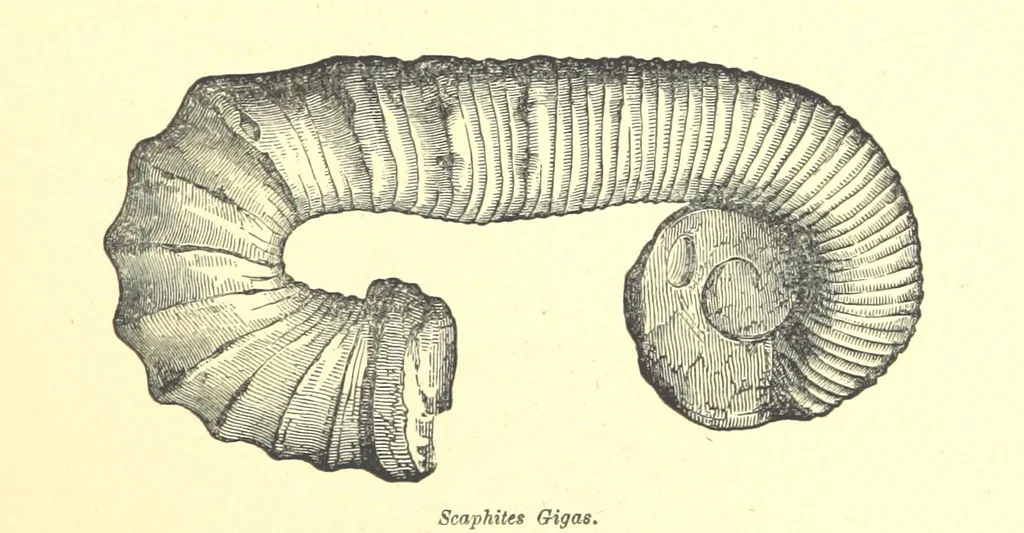 An illustration from A popular guide to the Geology of the Isle of Wight, with a note on its relation to that of the Isle of Purbeck ... Illustrated, etc, 1887, leaf 63