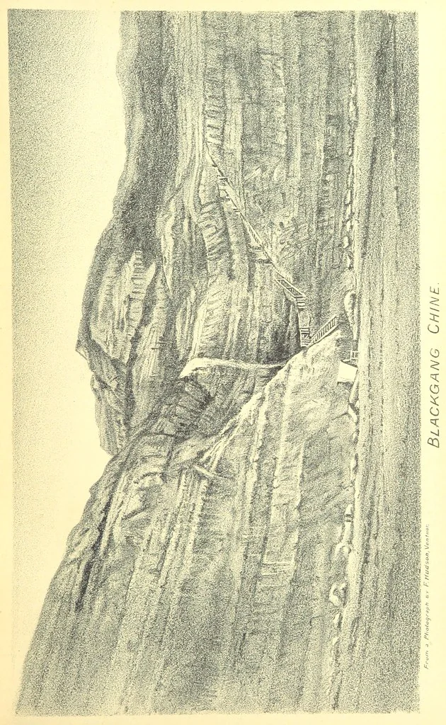 An illustration from A popular guide to the Geology of the Isle of Wight, with a note on its relation to that of the Isle of Purbeck ... Illustrated, etc, 1887, leaf 89