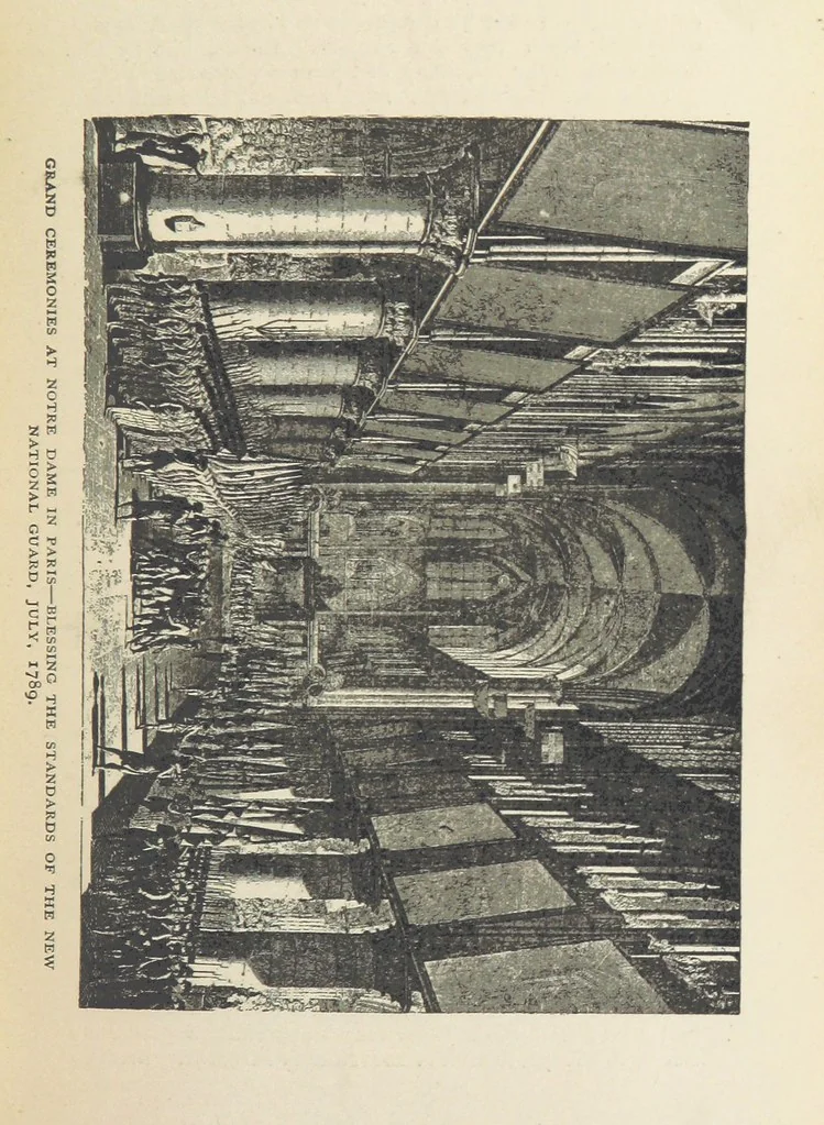 An illustration from The History of the French Revolution, 1789 to 1795; or a country without a God, 1890, leaf 113
