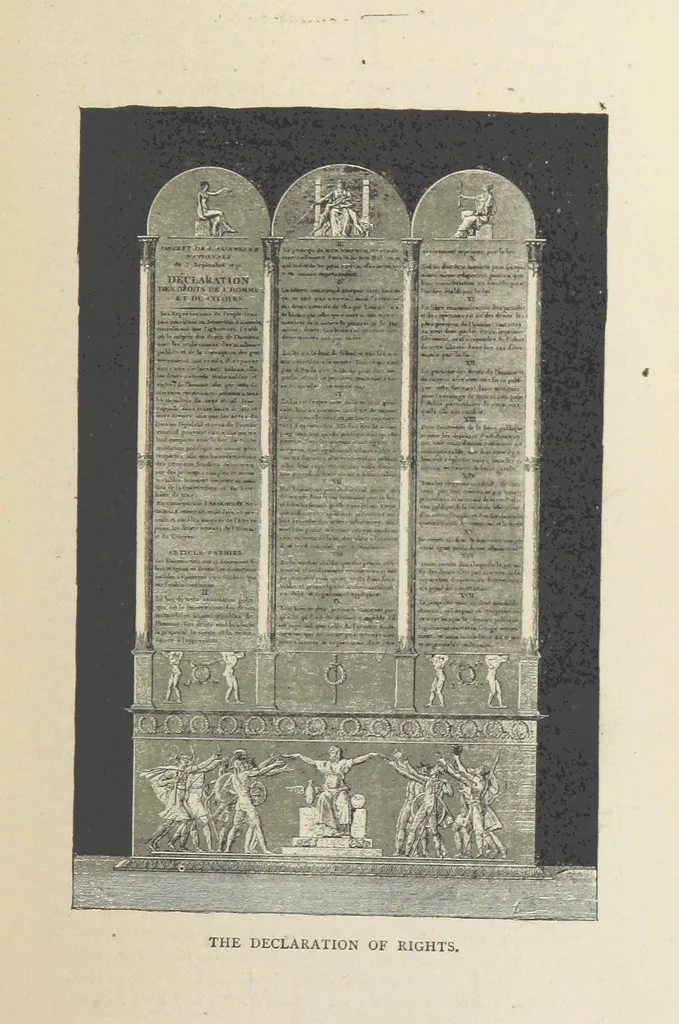 An illustration from The History of the French Revolution, 1789 to 1795; or a country without a God, 1890, leaf 127