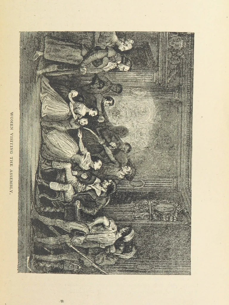 An illustration from The History of the French Revolution, 1789 to 1795; or a country without a God, 1890, leaf 147