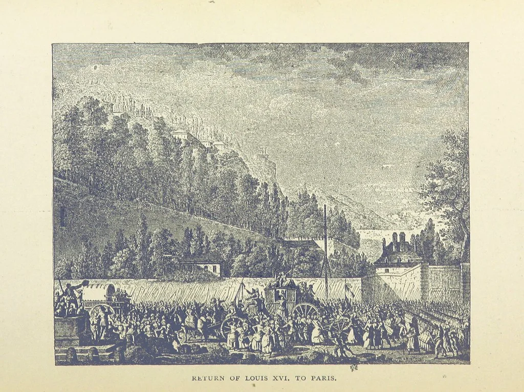 An illustration from The History of the French Revolution, 1789 to 1795; or a country without a God, 1890, leaf 156