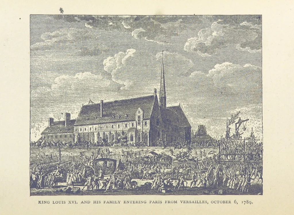 An illustration from The History of the French Revolution, 1789 to 1795; or a country without a God, 1890, leaf 158