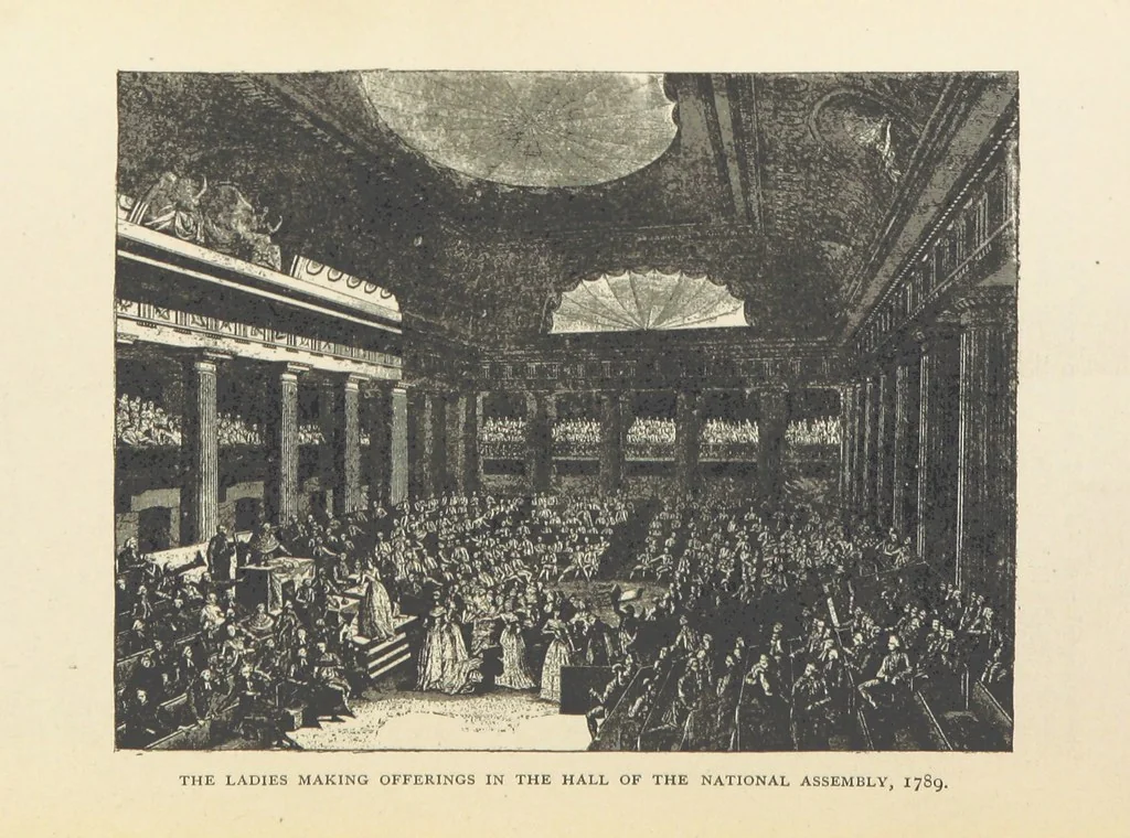 An illustration from The History of the French Revolution, 1789 to 1795; or a country without a God, 1890, leaf 171