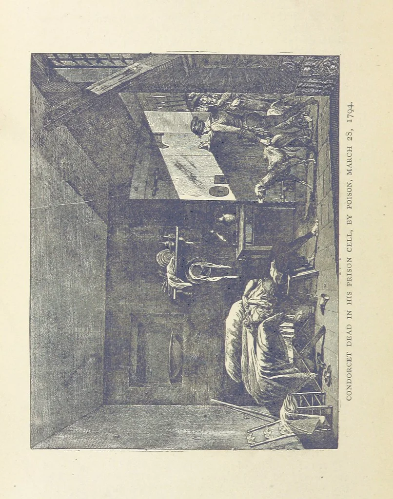 An illustration from The History of the French Revolution, 1789 to 1795; or a country without a God, 1890, leaf 188
