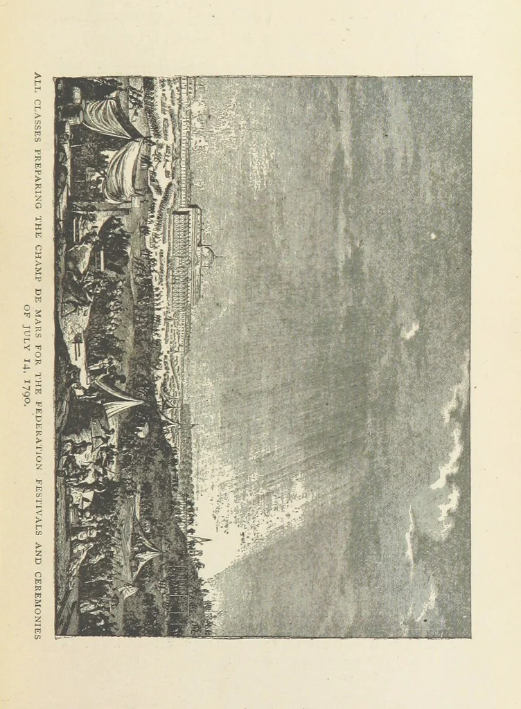 An illustration from The History of the French Revolution, 1789 to 1795; or a country without a God, 1890, leaf 193