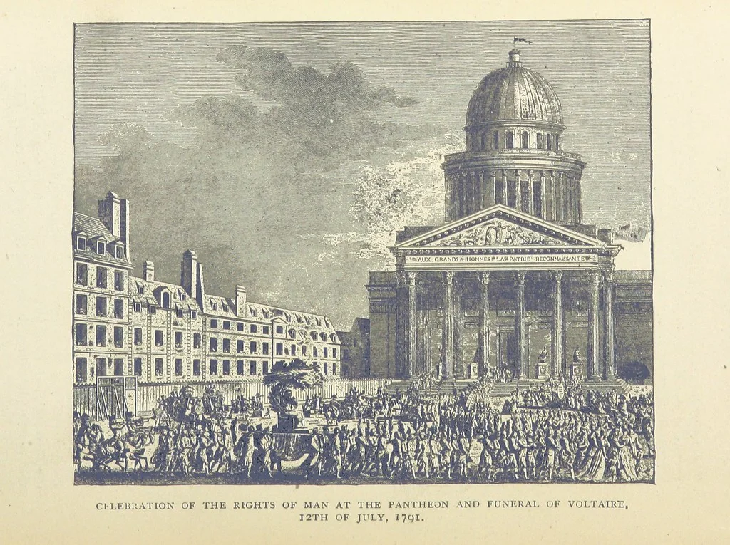 An illustration from The History of the French Revolution, 1789 to 1795; or a country without a God, 1890, leaf 272