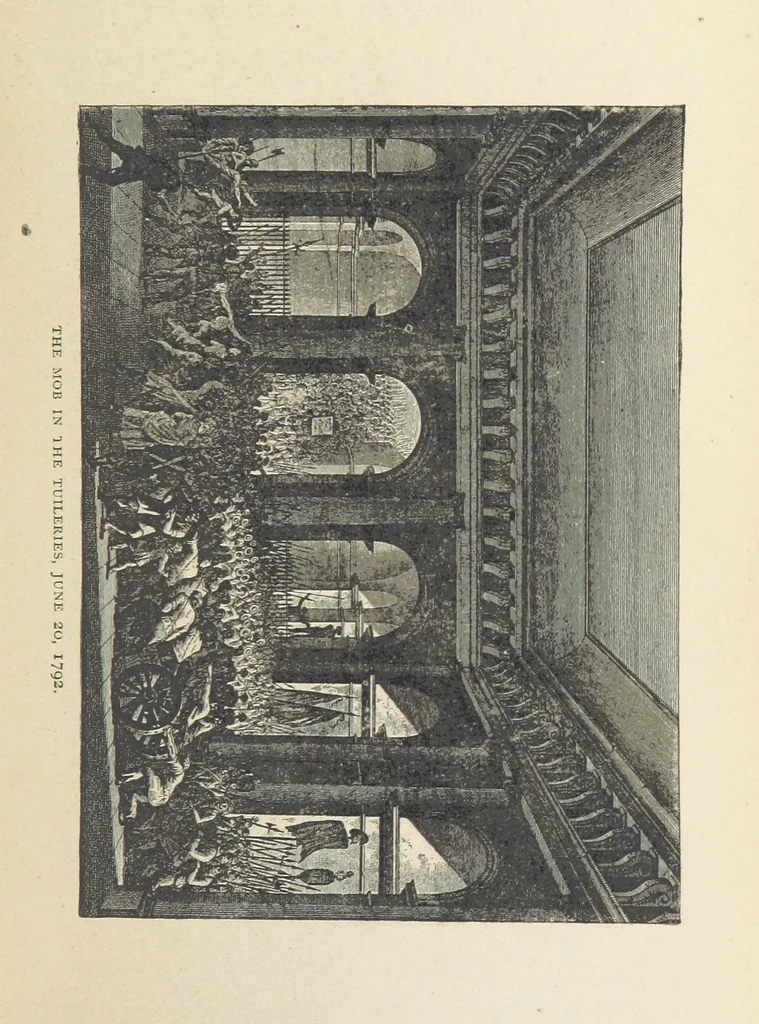 An illustration from The History of the French Revolution, 1789 to 1795; or a country without a God, 1890, leaf 313
