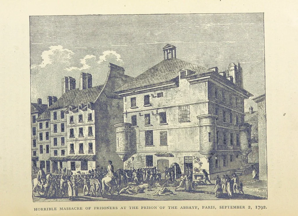 An illustration from The History of the French Revolution, 1789 to 1795; or a country without a God, 1890, leaf 378