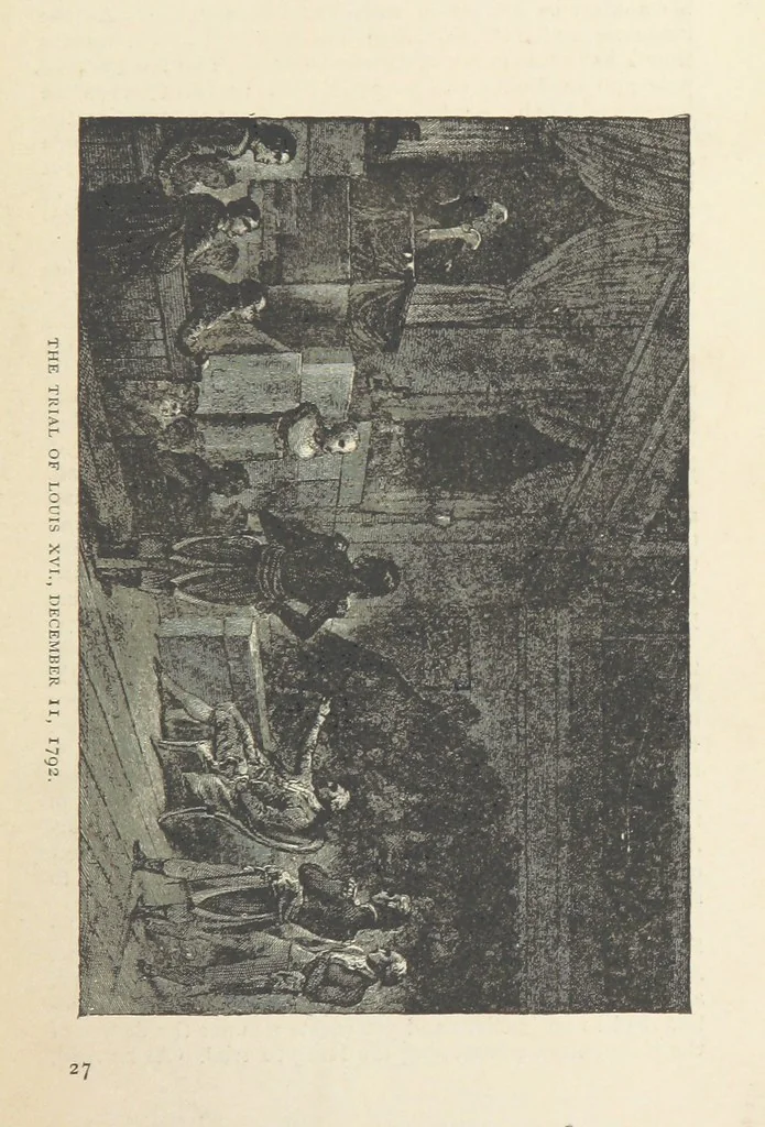 An illustration from The History of the French Revolution, 1789 to 1795; or a country without a God, 1890, leaf 423