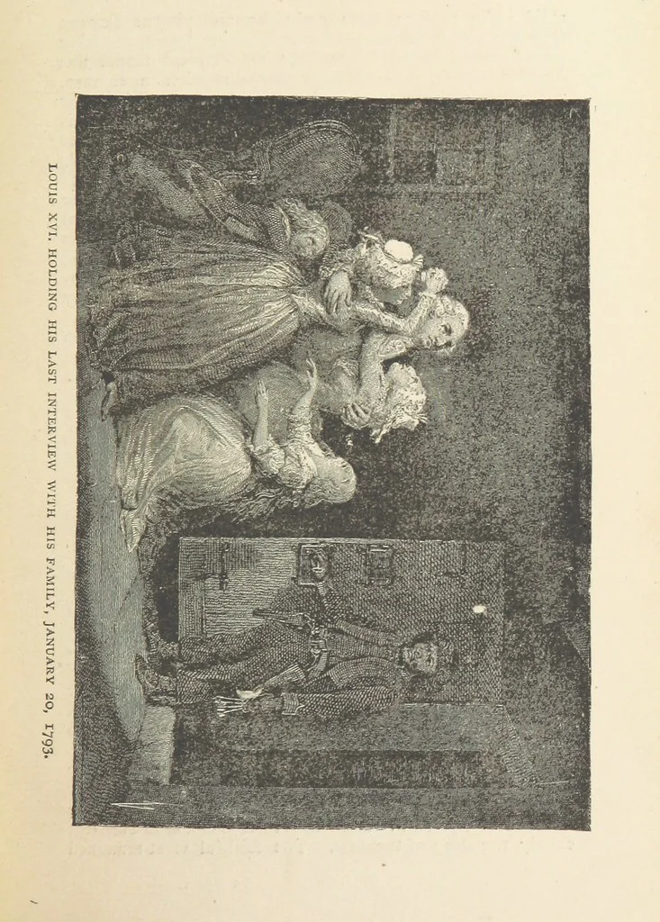 An illustration from The History of the French Revolution, 1789 to 1795; or a country without a God, 1890, leaf 455