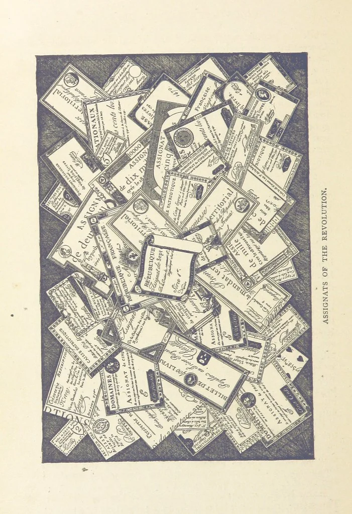 An illustration from The History of the French Revolution, 1789 to 1795; or a country without a God, 1890, leaf 476