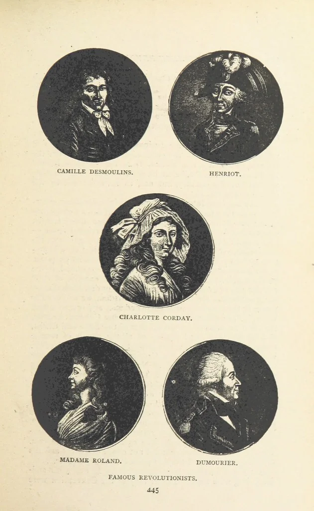 An illustration from The History of the French Revolution, 1789 to 1795; or a country without a God, 1890, leaf 489