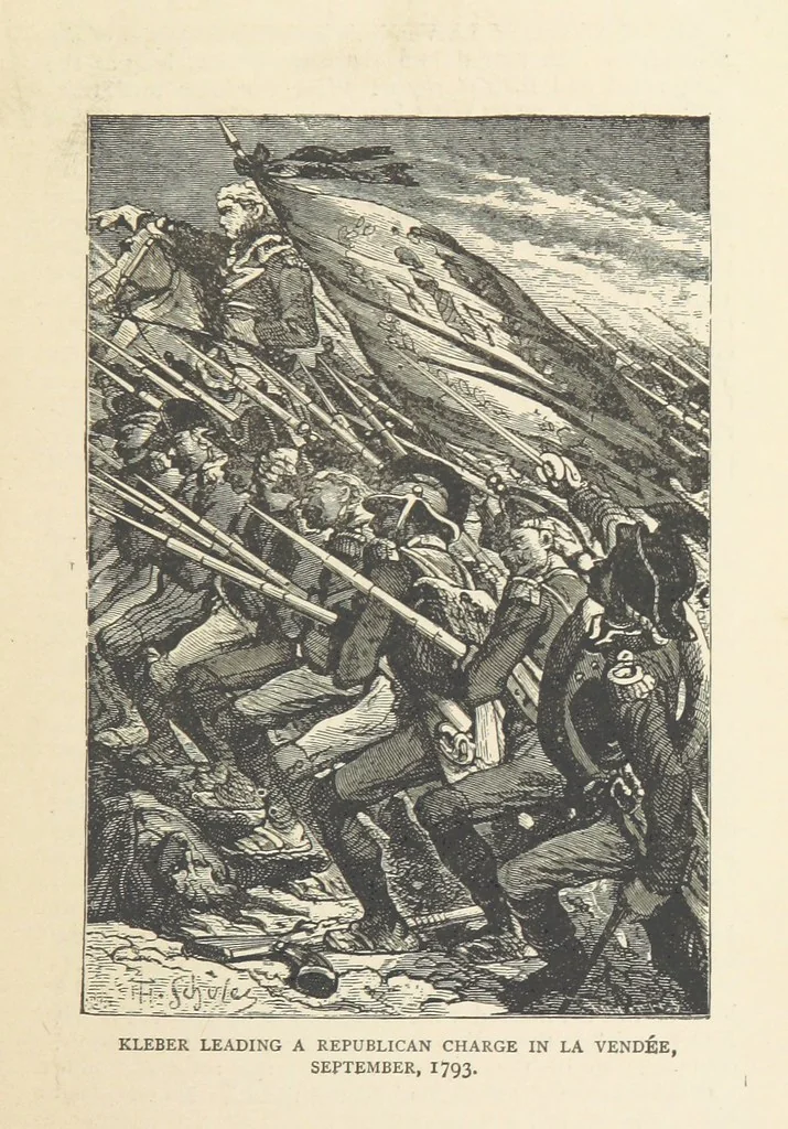 An illustration from The History of the French Revolution, 1789 to 1795; or a country without a God, 1890, leaf 513
