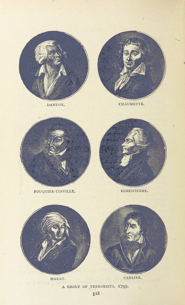 An illustration from The History of the French Revolution, 1789 to 1795; or a country without a God, 1890, leaf 562