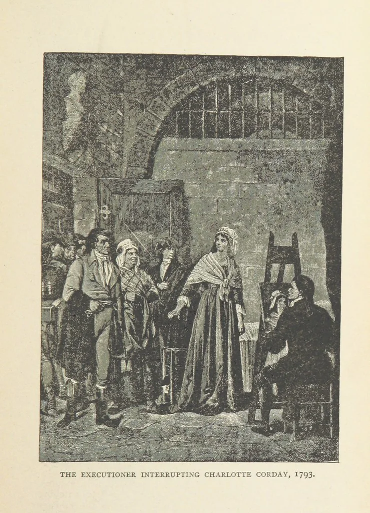 An illustration from The History of the French Revolution, 1789 to 1795; or a country without a God, 1890, leaf 571