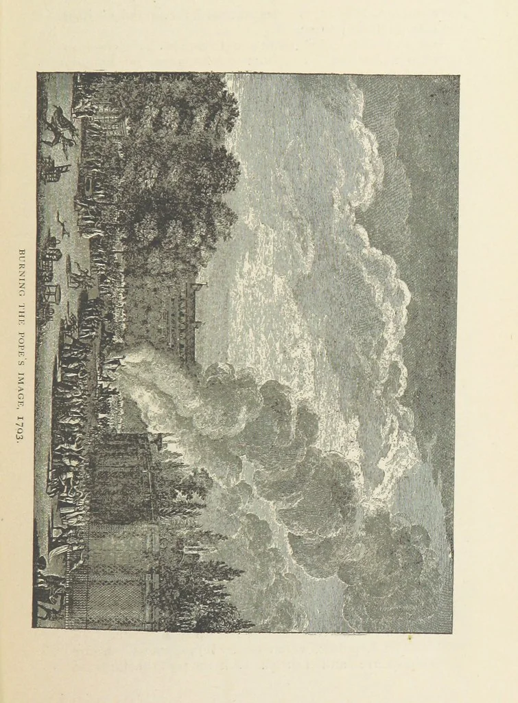 An illustration from The History of the French Revolution, 1789 to 1795; or a country without a God, 1890, leaf 577