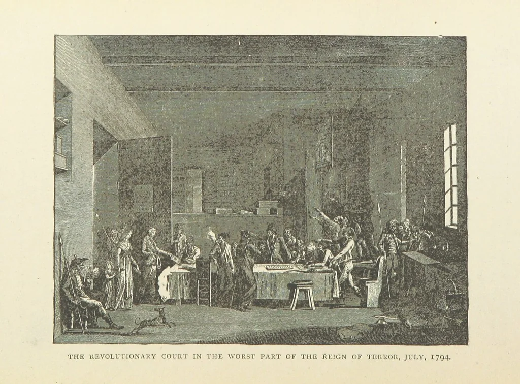 An illustration from The History of the French Revolution, 1789 to 1795; or a country without a God, 1890, leaf 641