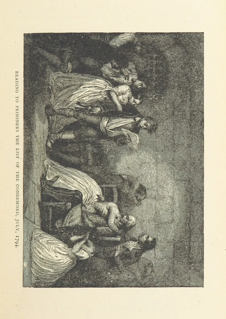 An illustration from The History of the French Revolution, 1789 to 1795; or a country without a God, 1890, leaf 651